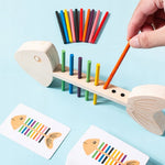 Jeu de poisson en bois, logique de correspondance des couleurs vue 8