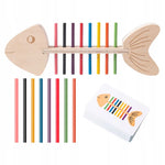 Jeu de poisson en bois, logique de correspondance des couleurs vue 6