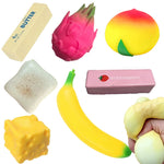 Squishy en forme de Pain/Beurre/Fromage/Fruits vue 1
