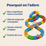 Le Train qui Grimpe les Murs — Circuit STEM Magnétique vue 5