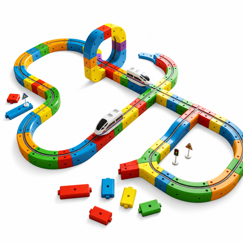 Le Train qui Grimpe les Murs — Circuit STEM Magnétique